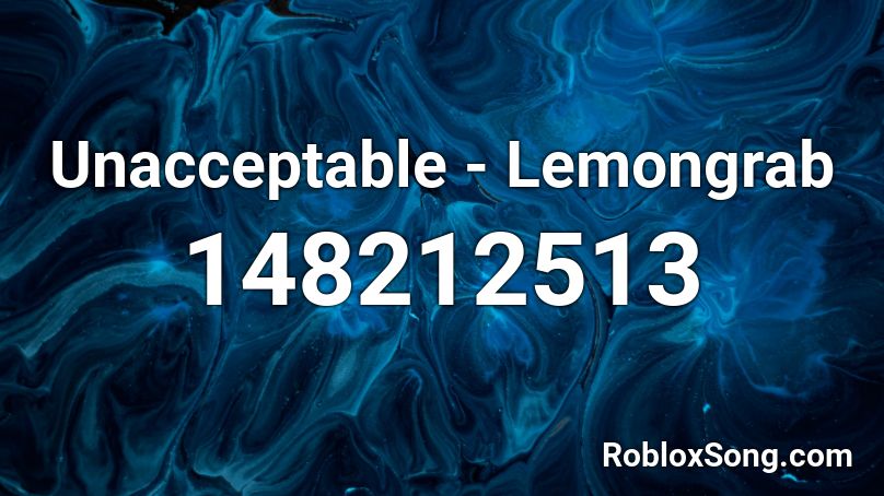 Unacceptable - Lemongrab Roblox ID