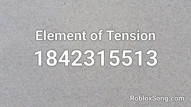 Element of Tension Roblox ID