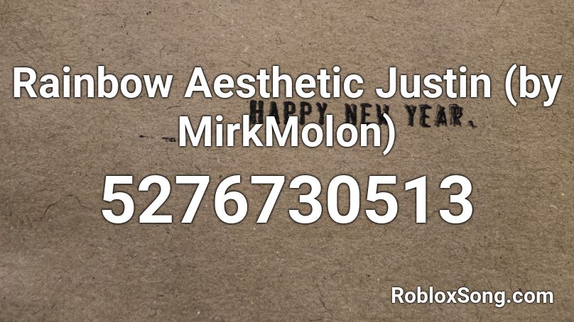 Rainbow Aesthetic Justin (by MirkMolon) Roblox ID