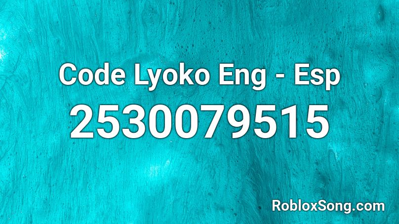 Code Lyoko Eng - Esp Roblox ID