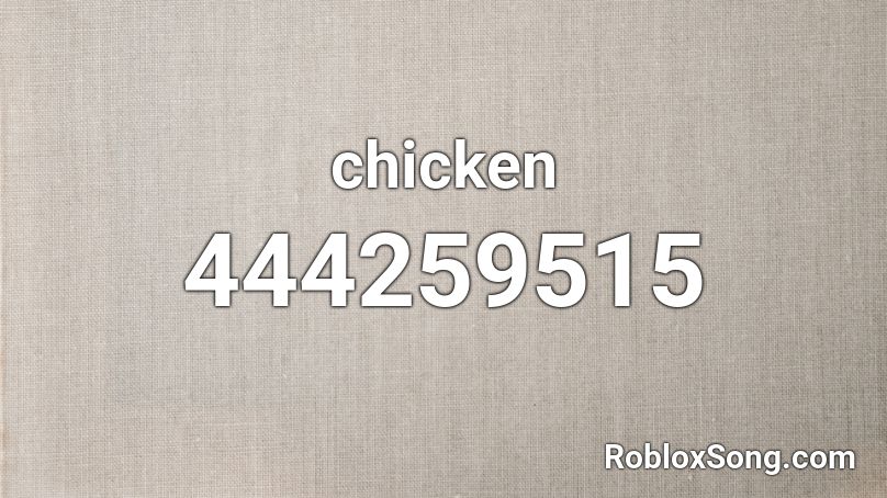 chicken  Roblox ID