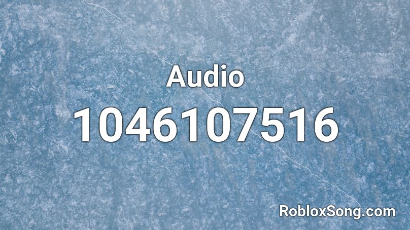 Audio Roblox ID