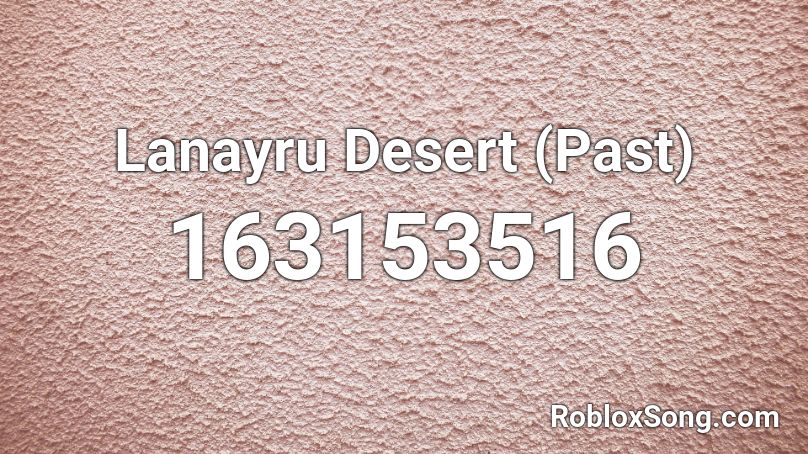 Lanayru Desert (Past) Roblox ID