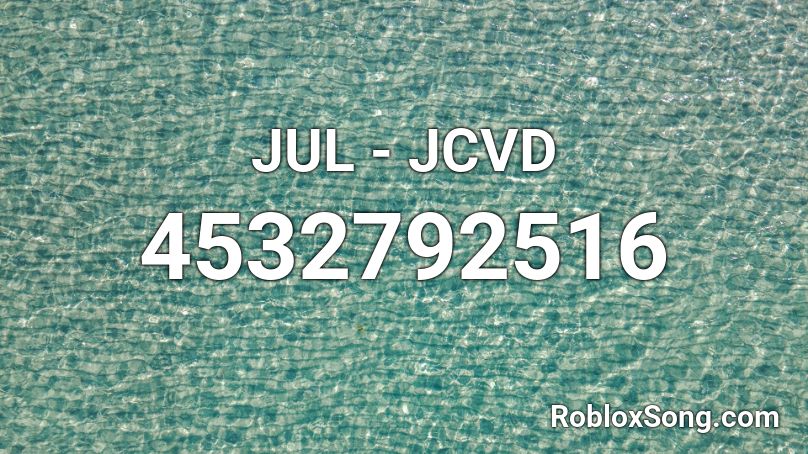 JUL - JCVD Roblox ID