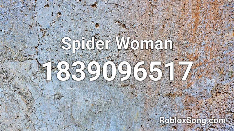 Spider Woman Roblox ID