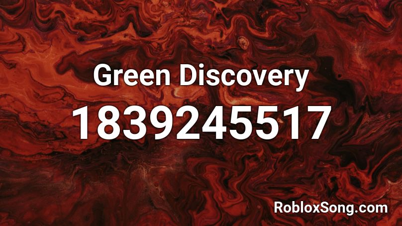 Green Discovery Roblox ID