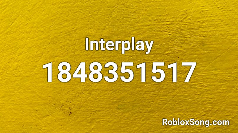 Interplay Roblox ID