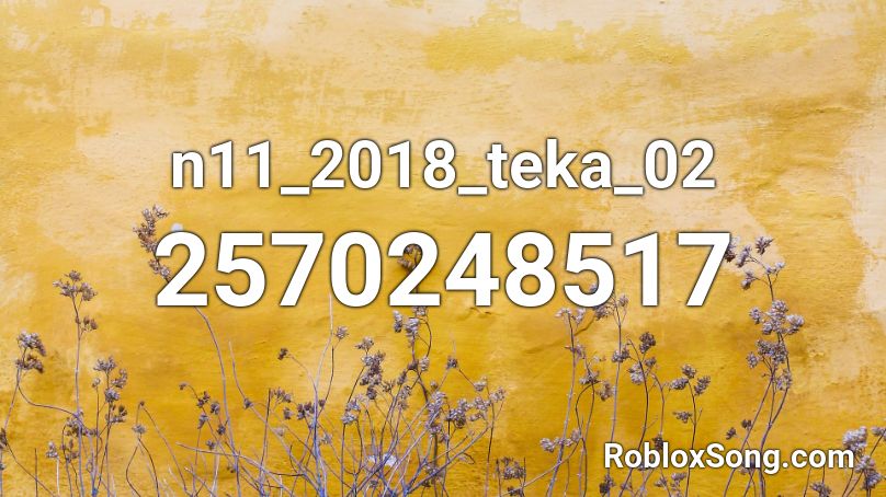 n11_2018_teka_02 Roblox ID
