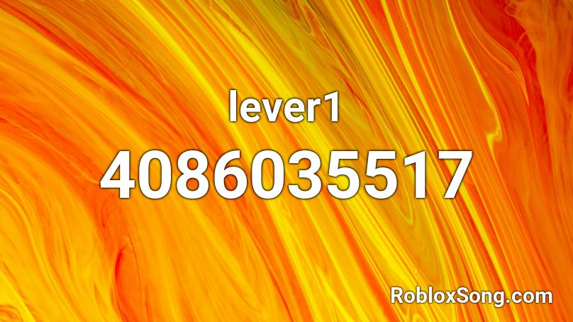 lever1 Roblox ID