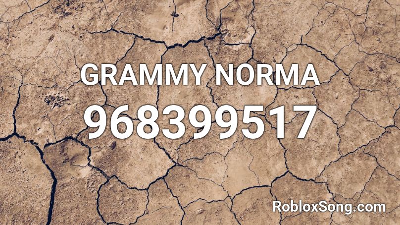 GRAMMY NORMA Roblox ID