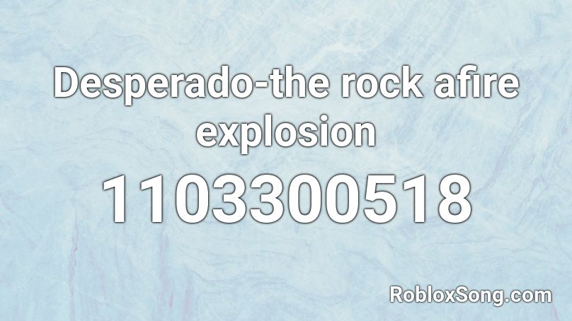 Desperado-the rock afire explosion Roblox ID