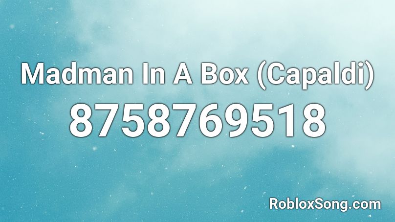Madman In A Box (Capaldi) Roblox ID