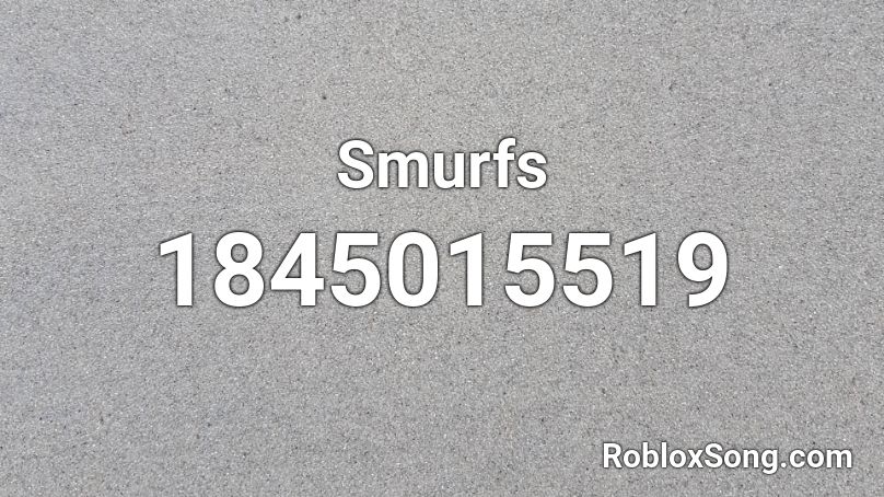 Smurfs Roblox ID