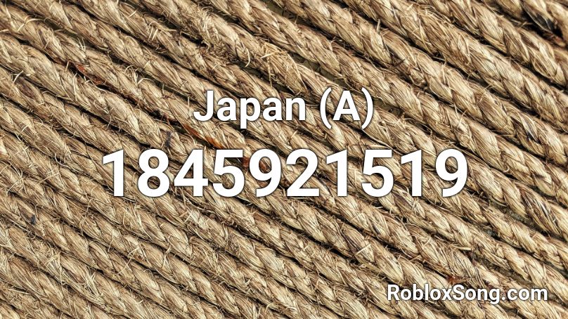 Japan (A) Roblox ID