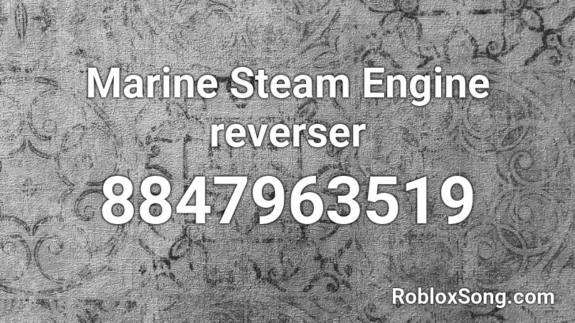 Marine Steam Engine reverser Roblox ID