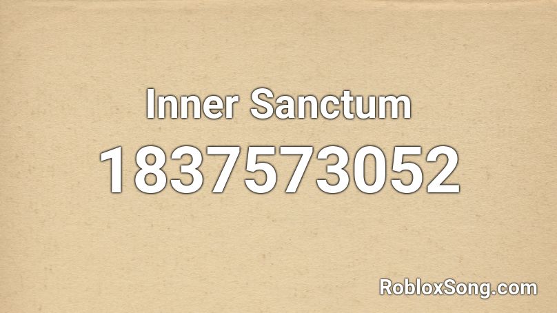 Inner Sanctum Roblox ID