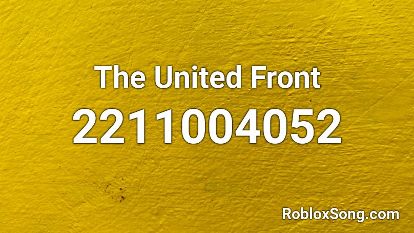 The United Front Roblox ID