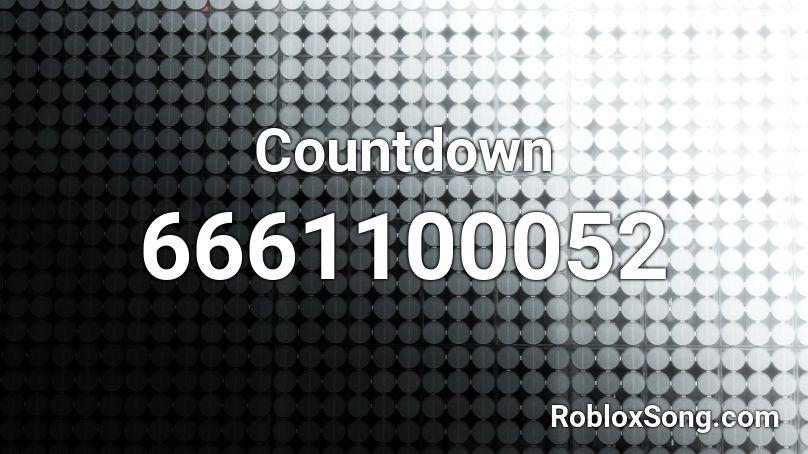 Countdown Roblox ID