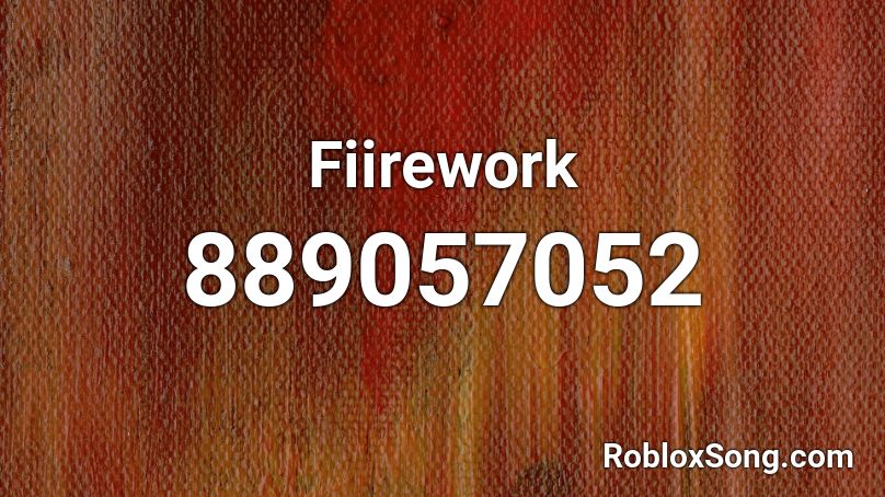 Fiirework Roblox ID