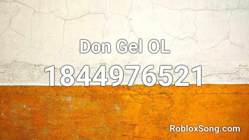 Don Gel OL Roblox ID