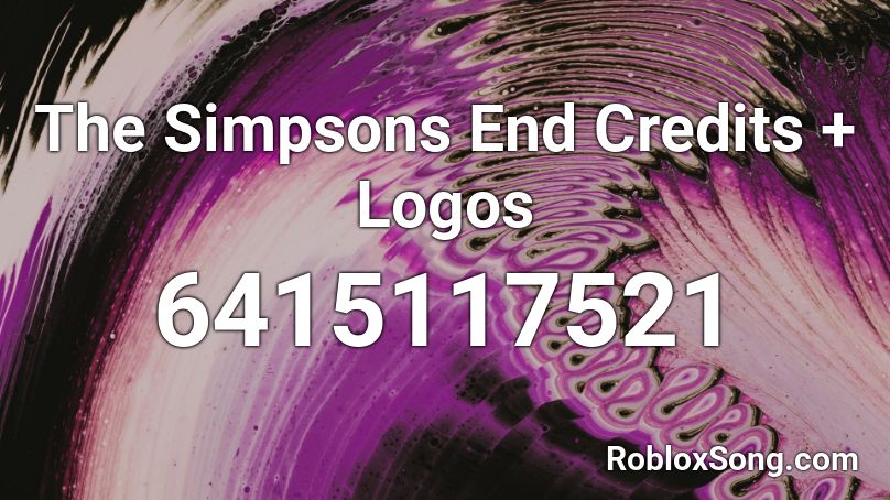 The Simpsons End Credits + Logos Roblox ID