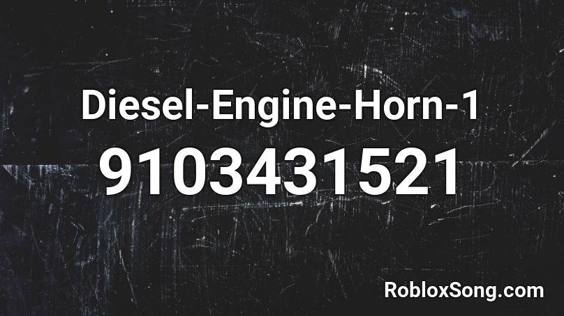 Diesel-Engine-Horn-1 Roblox ID