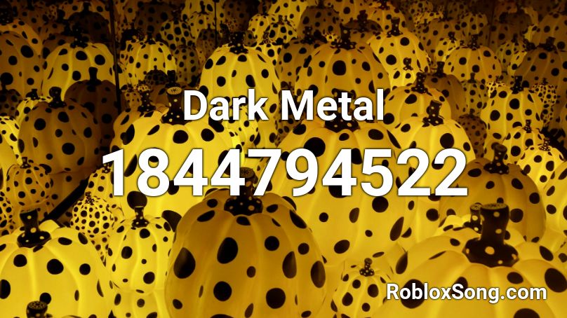 Dark Metal Roblox ID