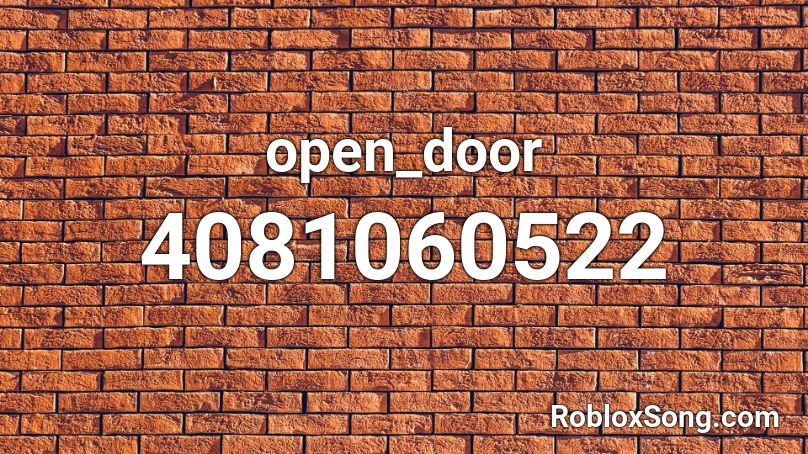 open_door Roblox ID