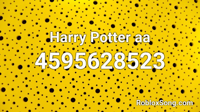 Harry Potter aa Roblox ID