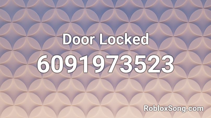 Door Locked Roblox ID