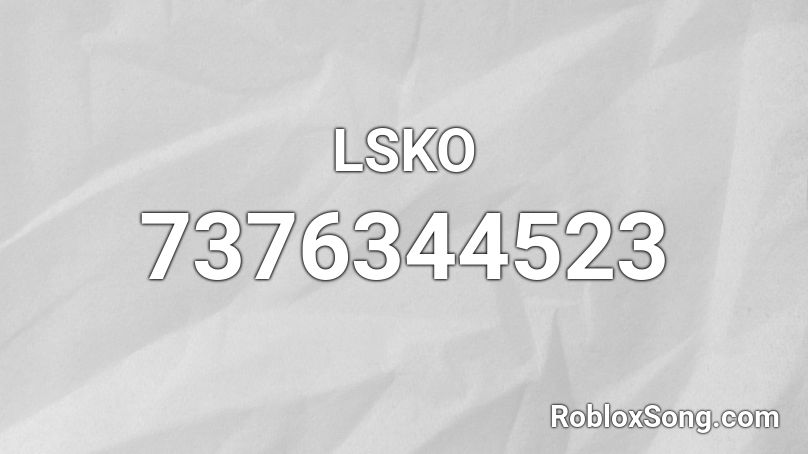 LSKO Roblox ID