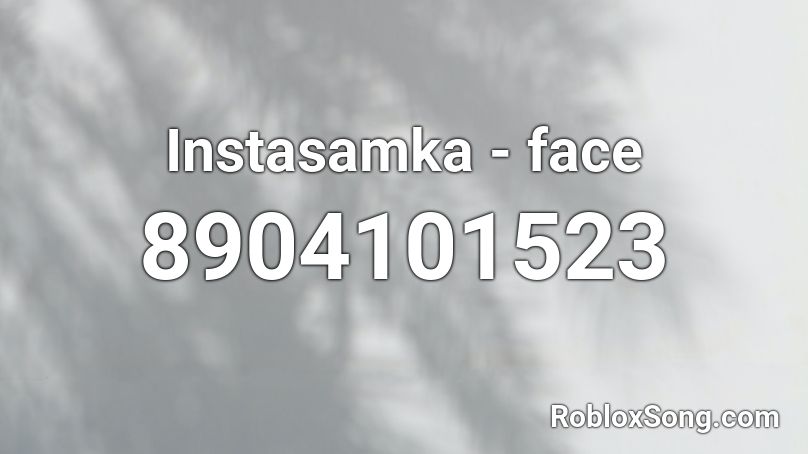 Instasamka - face Roblox ID