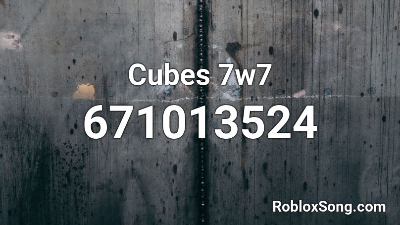 Cubes Roblox ID