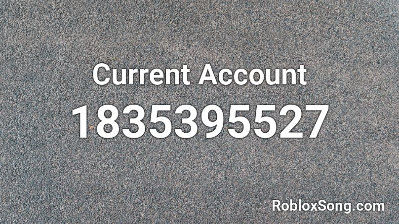 Current Account Roblox ID