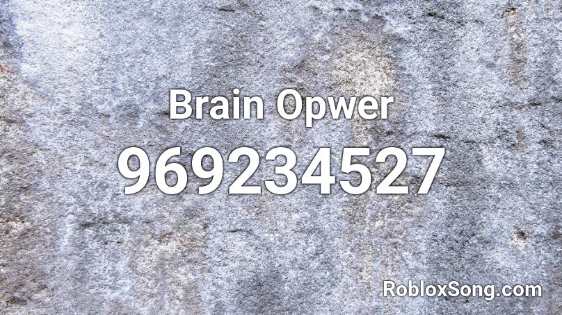 Brain Opwer Roblox ID
