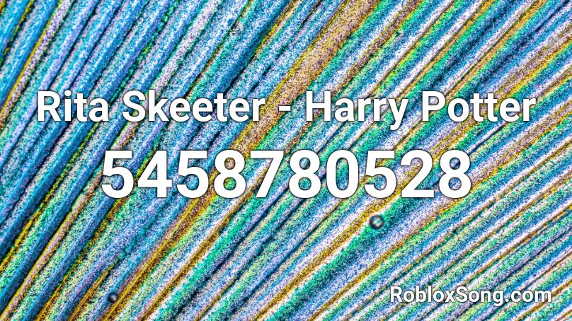 Rita Skeeter - Harry Potter Roblox ID