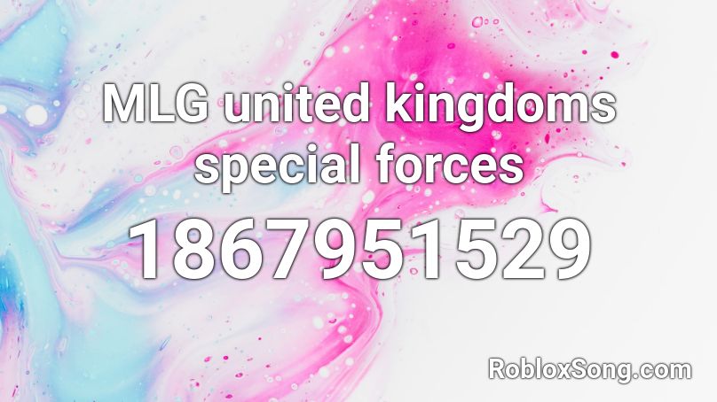 MLG united kingdoms special forces Roblox ID