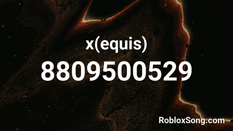 x(equis)  Roblox ID