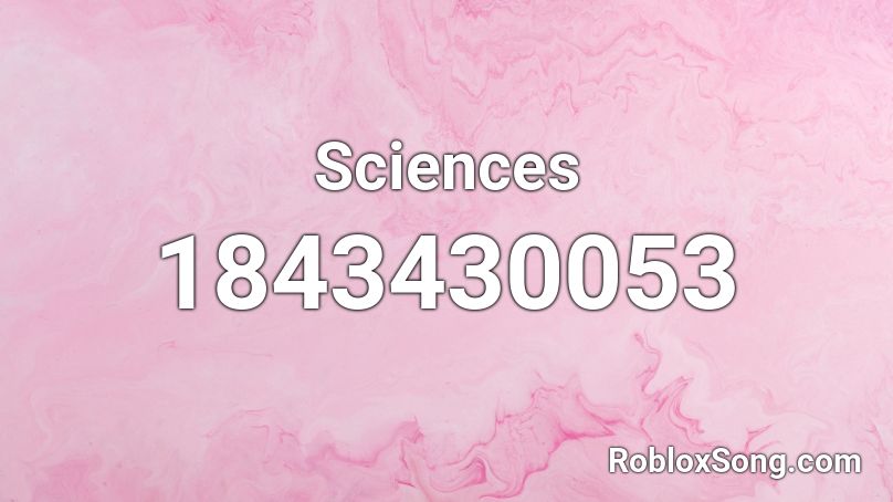 Sciences Roblox ID