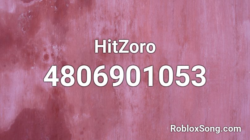 HitZoro Roblox ID