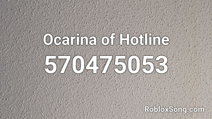 Ocarina of Hotline Roblox ID