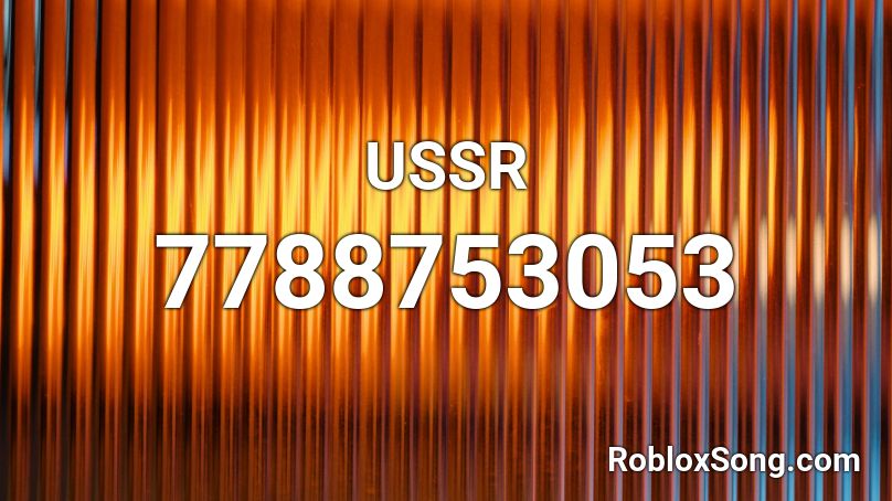 USSR Roblox ID