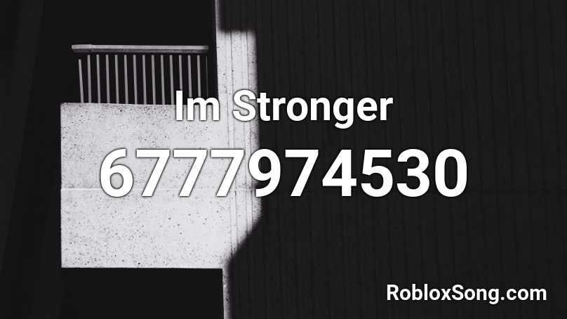 Im Stronger Roblox ID