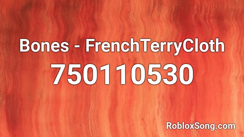 Bones - FrenchTerryCloth Roblox ID