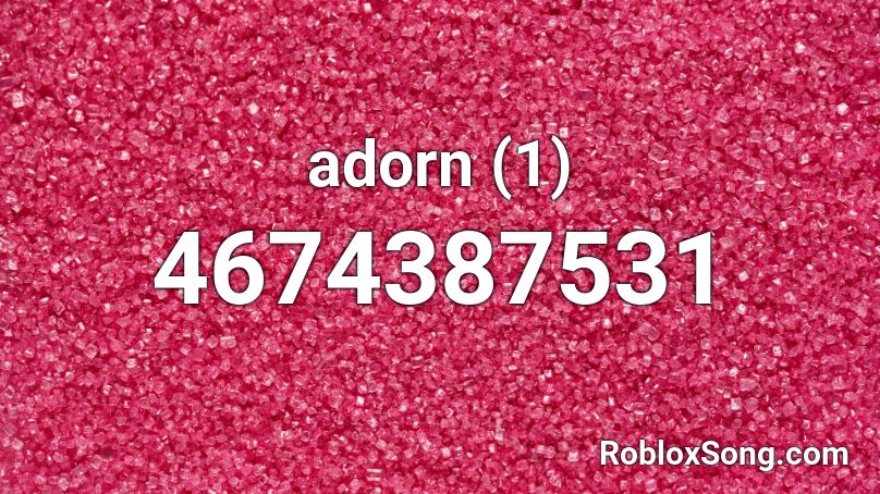 adorn (1) Roblox ID