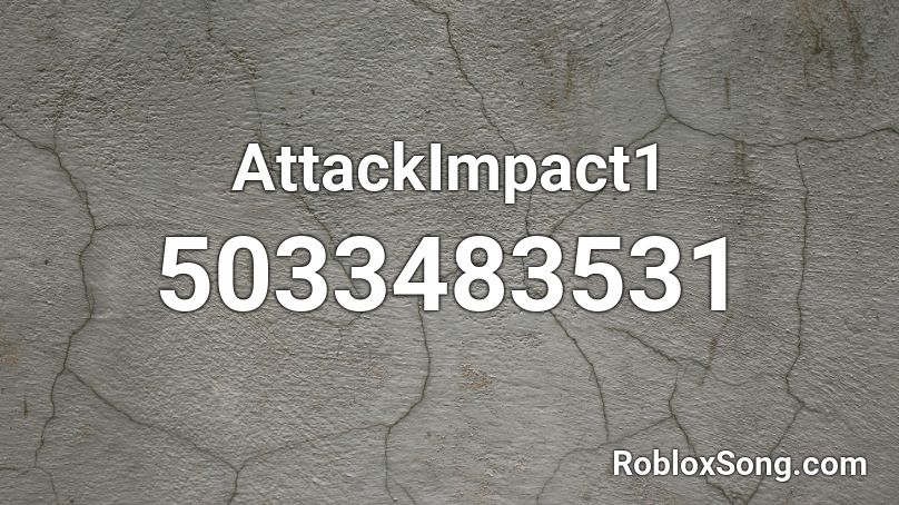 AttackImpact1 Roblox ID