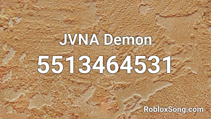JVNA Demon Roblox ID
