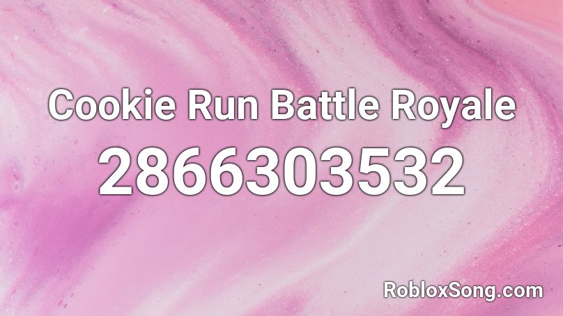 Cookie Run Battle Royale Roblox ID
