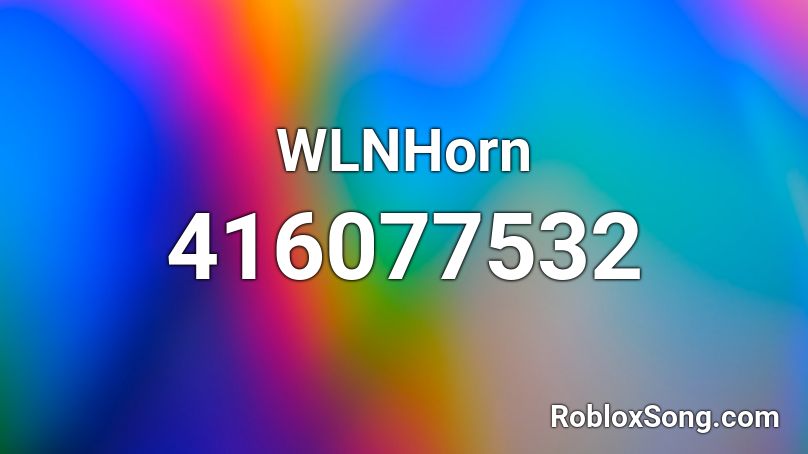 WLNHorn Roblox ID