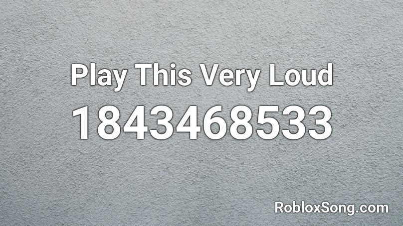 Play This Very Loud Roblox Id Roblox Music Codes - roblox ride of the valkyries loud